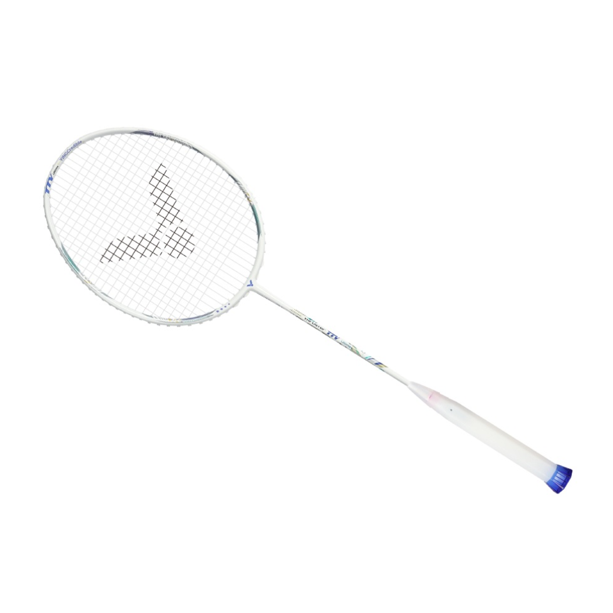 Victor Thruster TTY Ultima Badminton Racket Unstrung - Pearly White | Professional Badminton Equipment for Tournaments & Training