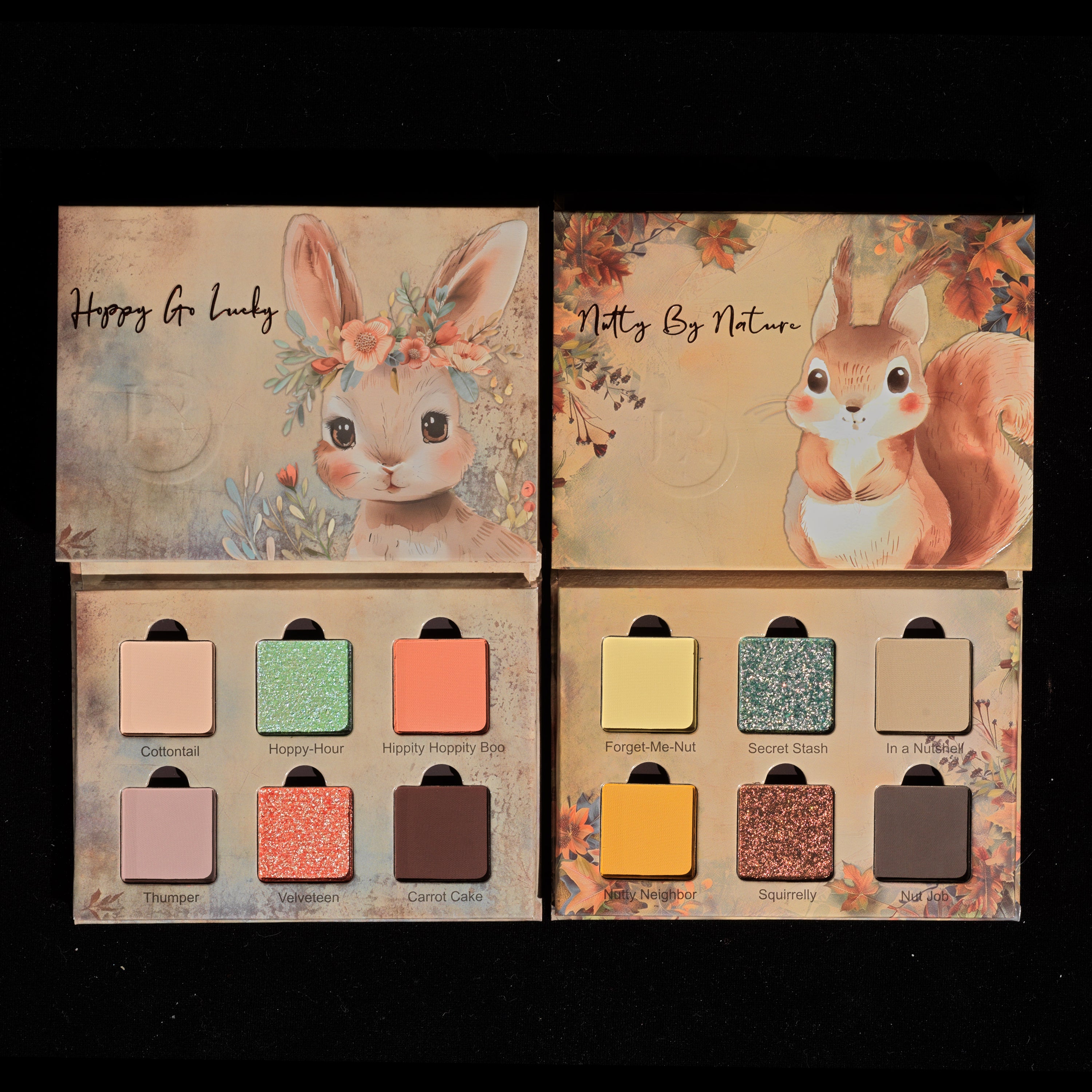 Nutty by Nature Mini Eyeshadow Palette - 12 Neutral & Earthy Tones, Vegan & Cruelty-Free Makeup for Everyday Wear, Travel & Professional Makeup Artists