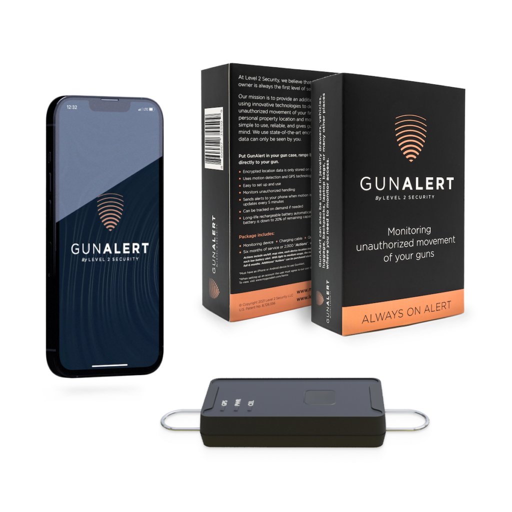 GunAlert GPS Tracker for Firearm Safety - Real-Time Location Tracking Device for Guns, Rifles & Pistols - Perfect for Hunting, Shooting Range & Home Security