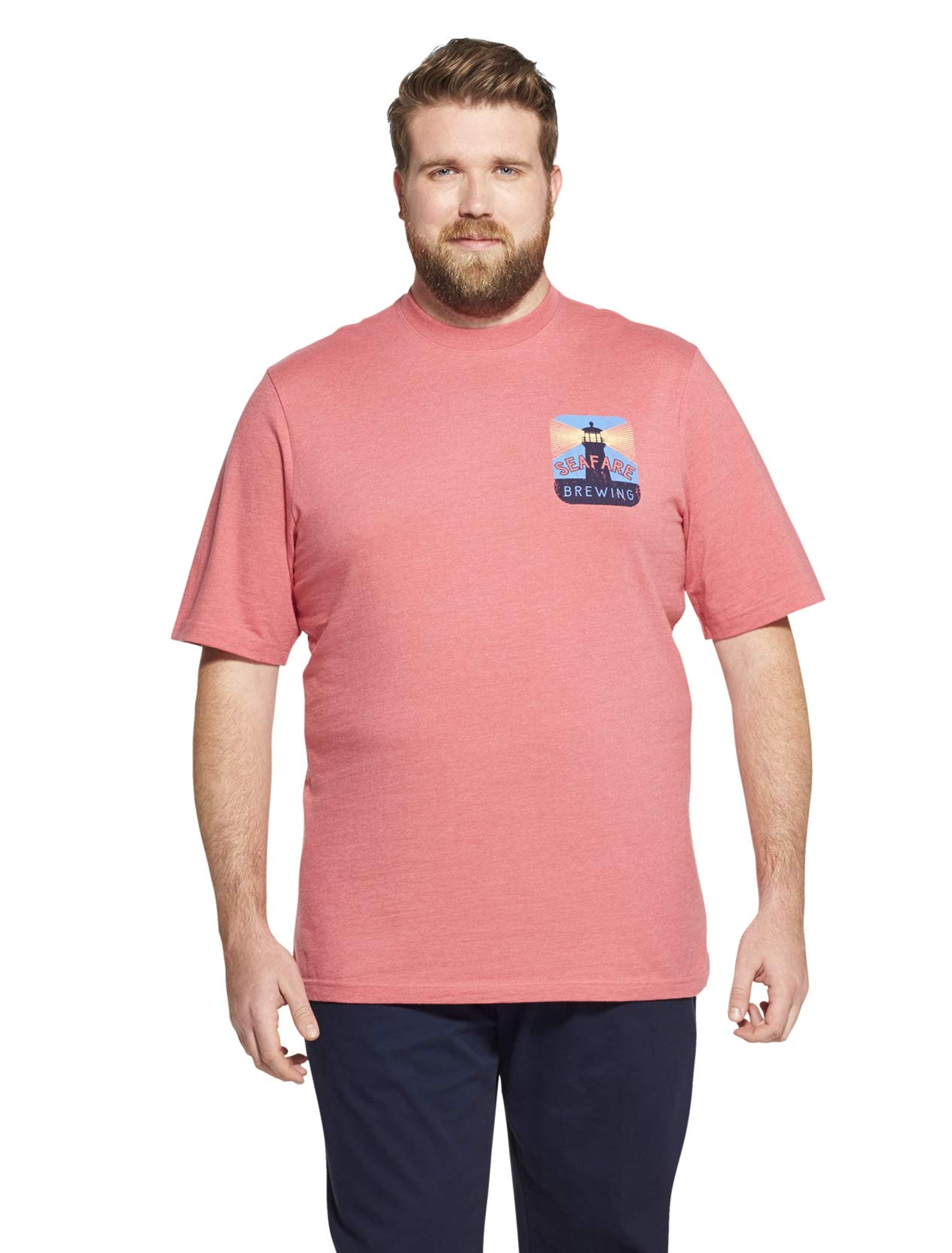 IZOD Men's Big & Tall Graphic T-Shirt - Comfortable Cotton Tee for Casual Wear, Workout & Everyday Use