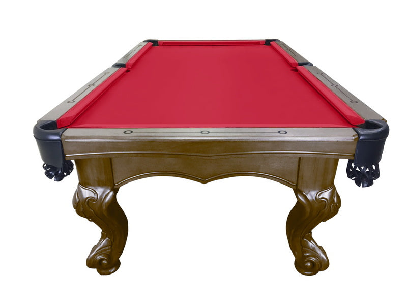 Premium Plank and Hide Eldorado Pool Table - Professional 8ft Billiard Table for Game Room, Bar & Man Cave - Perfect for Home Entertainment & Parties
