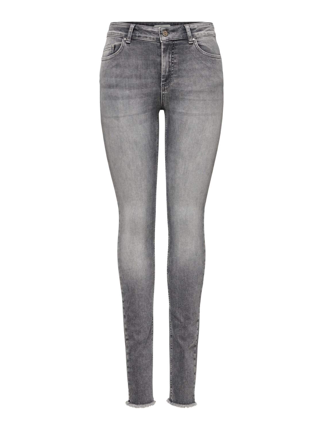 ONLY Women's High Waist Skinny Jeans - ONLBLUSH Medium Rise Stretch Denim Pants for Slim Fit | Perfect for Casual Outfits, Date Nights & Office Wear