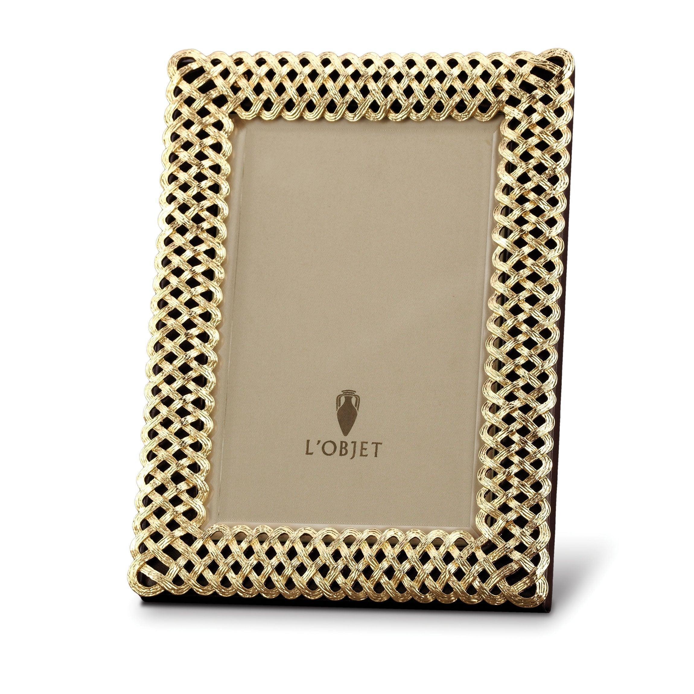 Gold Braid Frame - Elegant Decorative Picture Frame for Wall Art, Home Decor, and Wedding Photos