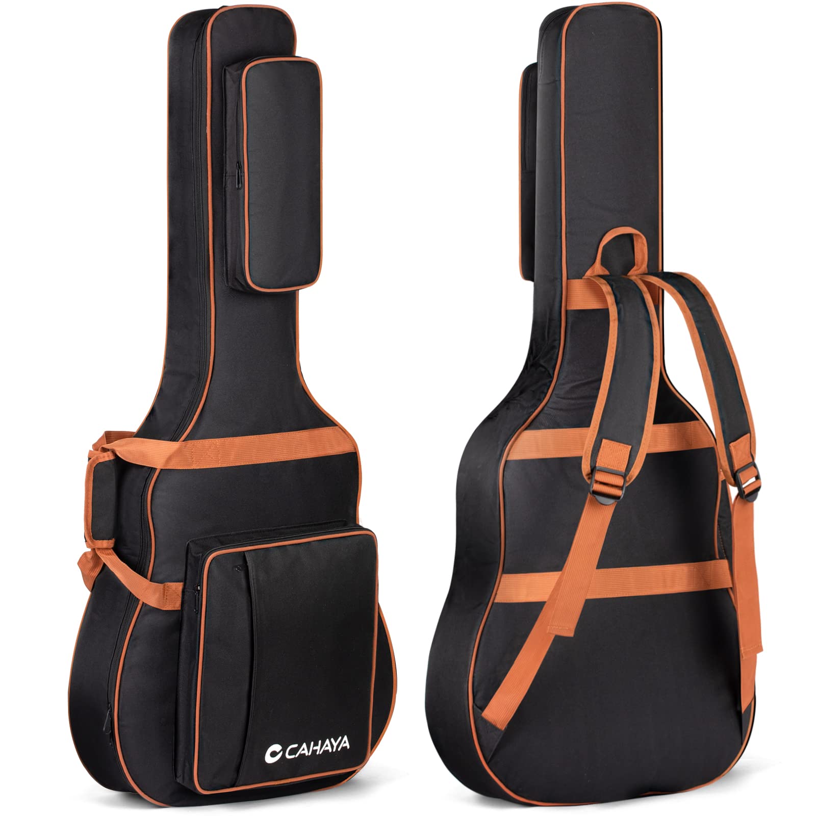 CAHAYA Padded Acoustic Guitar Gig Bag - Soft Protective Case Cover for 40 41 42 Inch Guitars (Model CY0294) | Perfect for Travel, Storage & Stage Performances