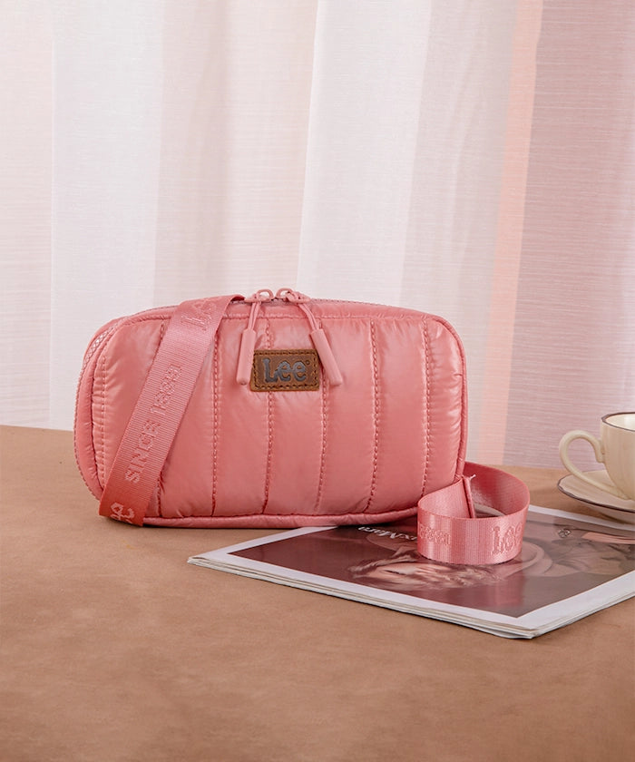 LEE Quilted Puffer Mini Crossbody Bag for Women - Stylish Small Shoulder Purse with Adjustable Strap - Perfect for Daily Use, Travel & Shopping
