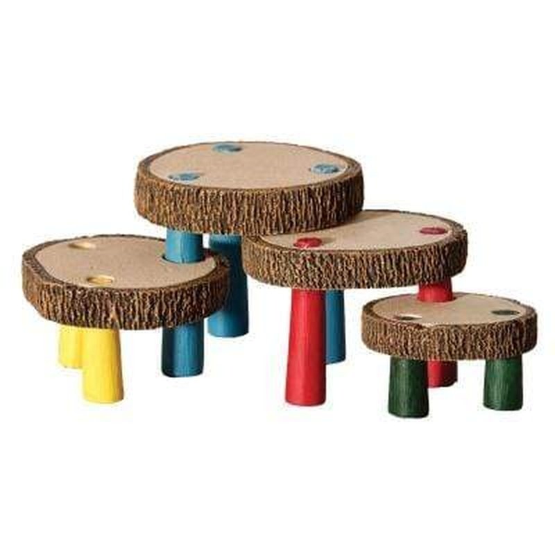 Aqua One Hermit Crab Climbing Steps - Natural Wooden Ladder for Hermit Crab Habitat, Terrarium Decor - Perfect for Climbing, Exercise & Play in Crab Tanks