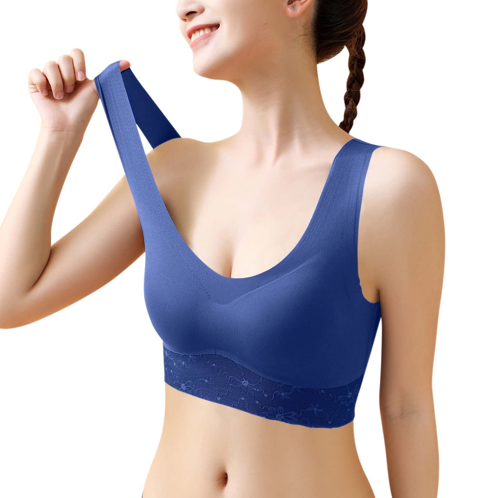 Seamless Sports Bra for Women - No Steel Ring, Thin & Comfortable Workout Vest - Perfect for Yoga, Running, Gym & Active Lifestyles