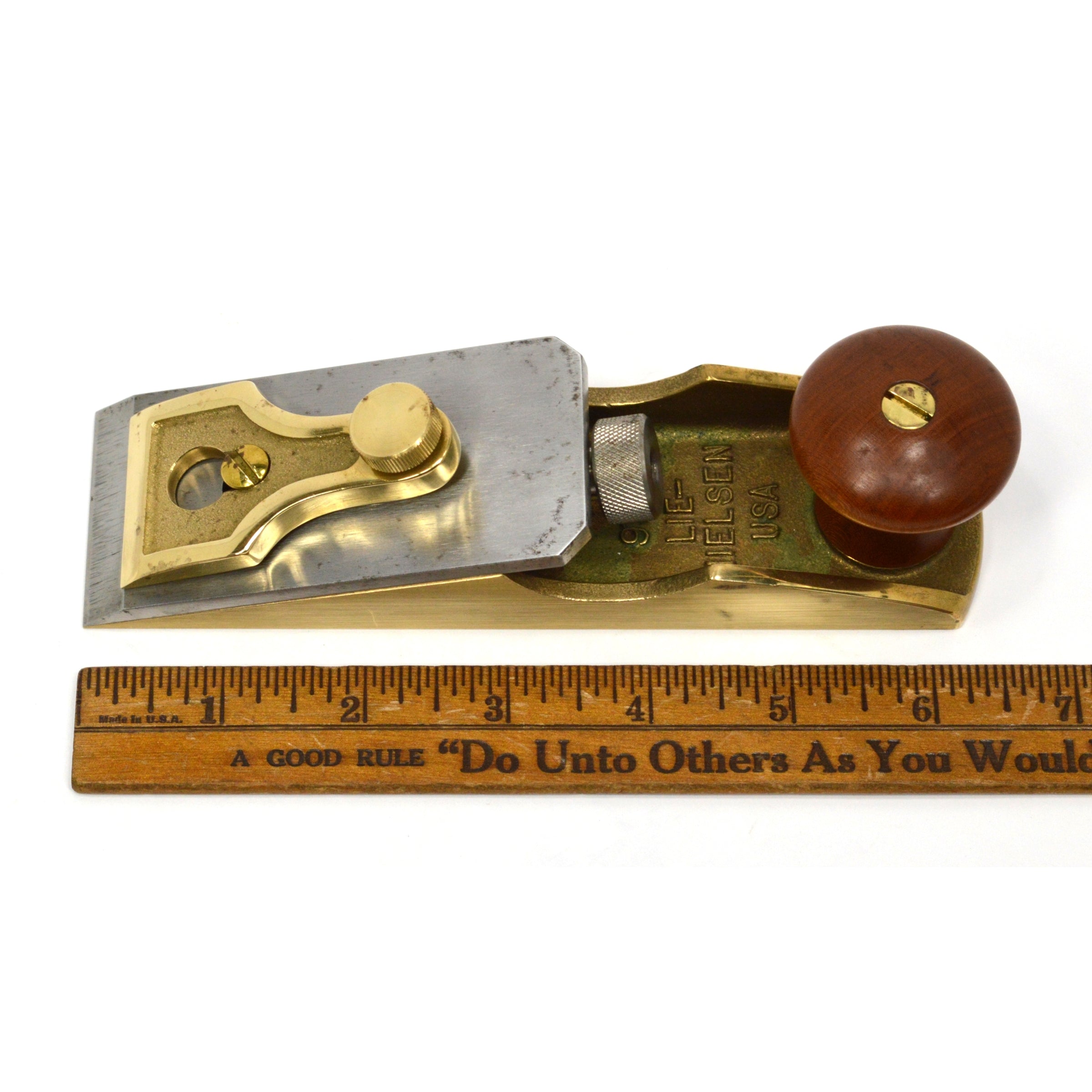 Premium Lie Nielsen No. 97 1/2 Small Chisel Plane - High-Quality Bronze/Brass Woodworking Tool for Fine Carpentry & Cabinet Making