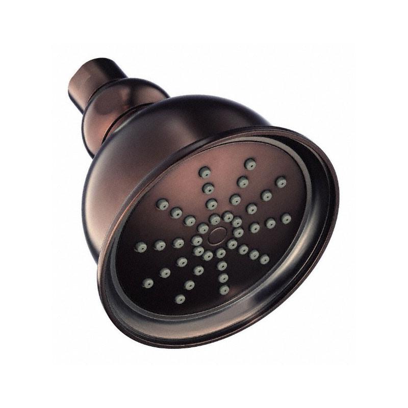 Danze Oil Rubbed Bronze Bell Shape Spoke Pattern Shower Head 2GPM - High Pressure Rainfall Shower for Spa-Like Bathroom Experience