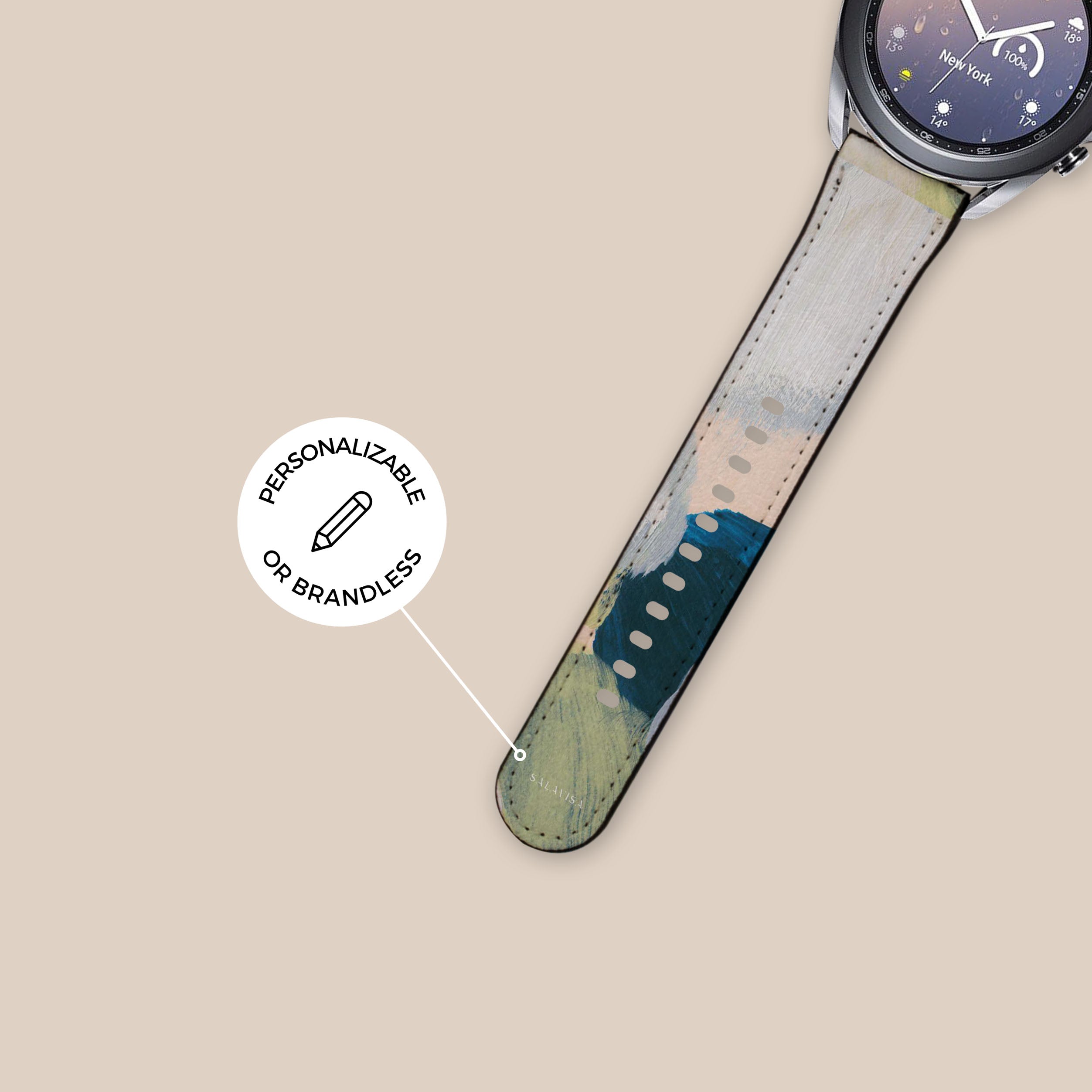 Premium Summer Canvas Galaxy Watch Band - Durable & Comfortable Strap for Samsung Galaxy Watch 4/5/6 - Perfect for Outdoor Activities, Running, and Travel