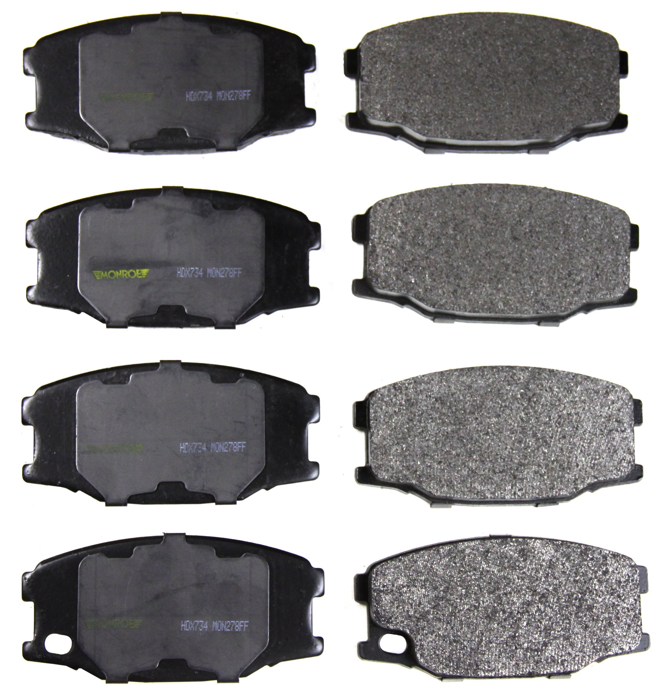 Monroe HDX734 Severe Solution Brake Pads - High Performance Brake Pads for Trucks & SUVs - Perfect for Heavy-Duty Towing & Off-Road Driving