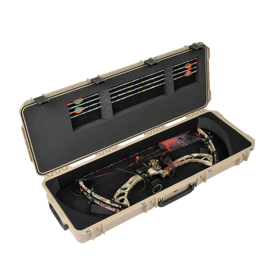 SKB iSeries Compact Hard Plastic Utility Case for Bow and Arrow - Durable Protective Storage for Hunting, Archery & Outdoor Sports