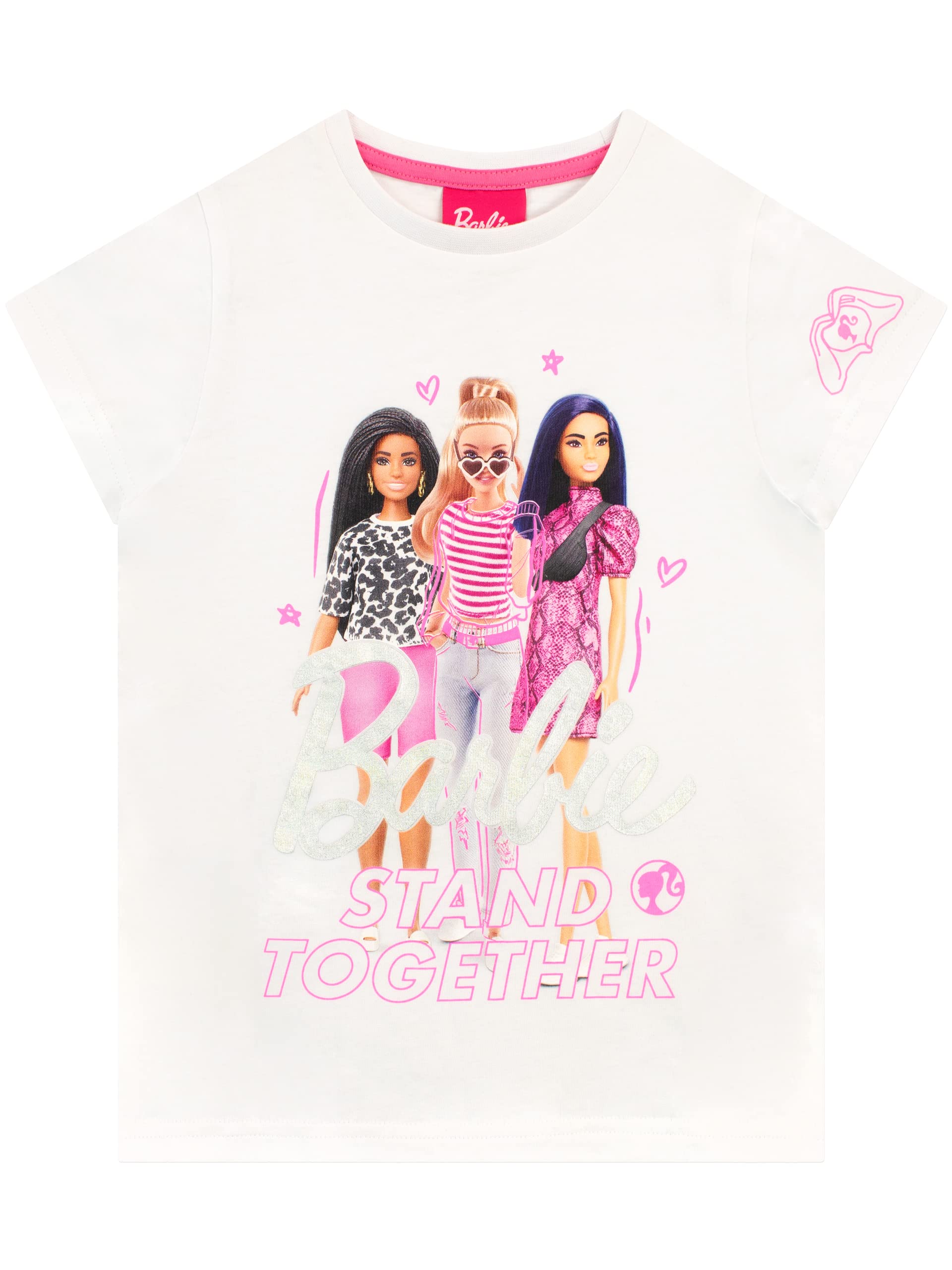 Barbie Girls T-Shirt for Kids - Cute Pink Graphic Tee for Girls Fashion | Birthday Gift, Playdate Outfit, School Casual Wear