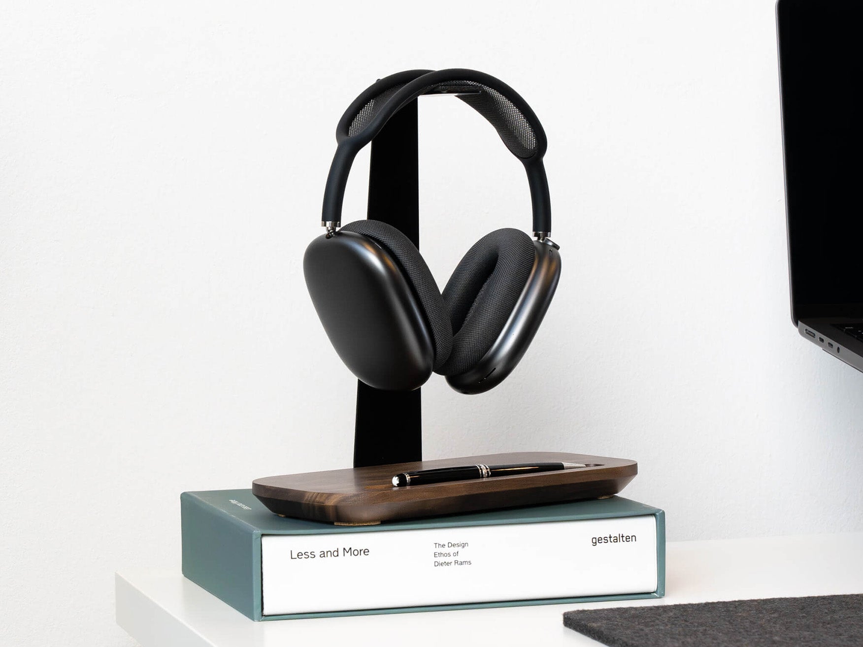 Premium Wooden Headphone Stand - Durable & Stylish Holder for Headphones - Perfect for Home, Office, or Gaming Setup