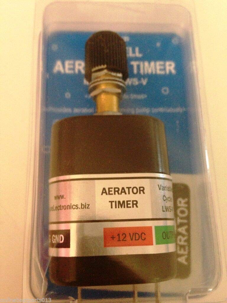 Adjustable 12V Aerator Fish Livewell Timer Switch for Boats - Perfect for Freshwater & Saltwater Fishing, Marine Use