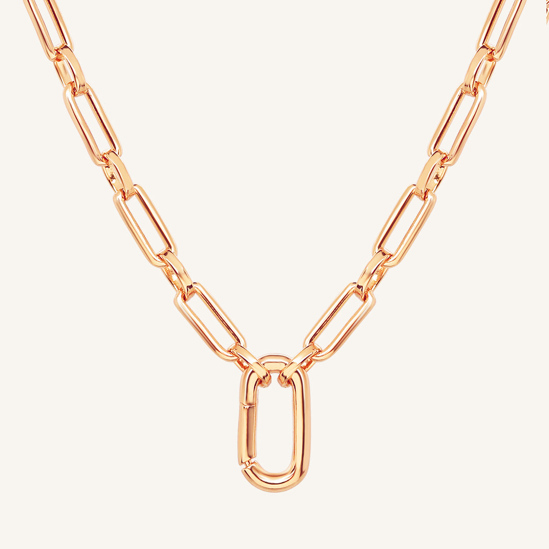 Create Link Necklace 45cm - Elegant Gold/Silver Chain Necklace for Women - Perfect for Casual Wear, Date Night & Gift Giving