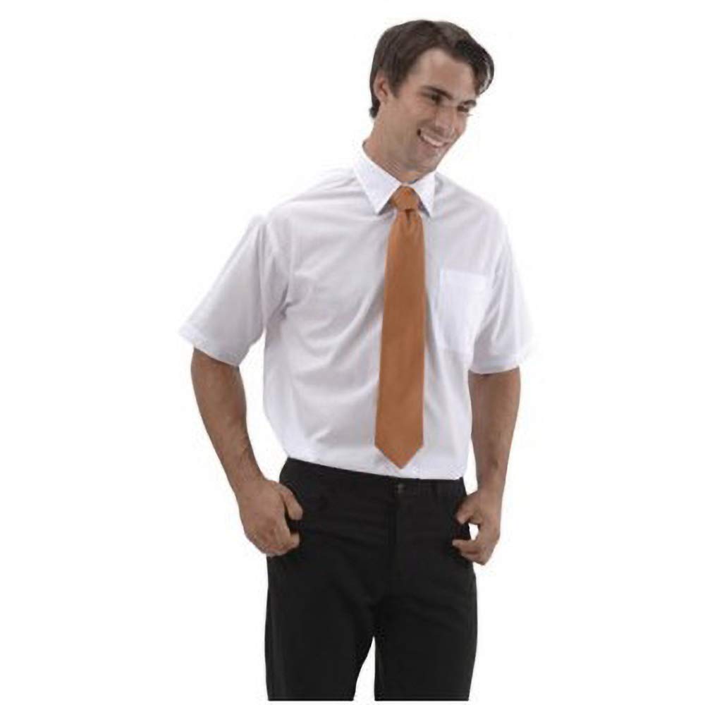 Russell Collection Men's Short Sleeve Non-Iron Dress Shirt - Comfortable & Wrinkle-Free for Office, Business Casual & Formal Occasions