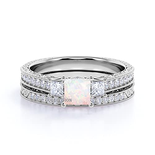 14K White Gold Plated