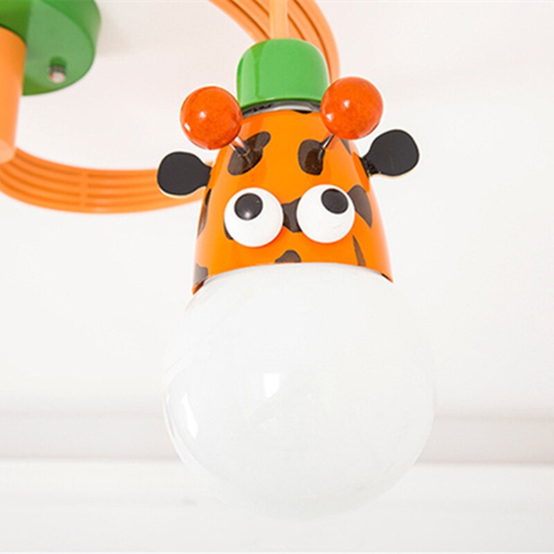 Animal-Themed LED Pendant Light for Kids' Room - Durable & Energy-Efficient Hanging Lamp for Nursery, Bedroom, Playroom Decor