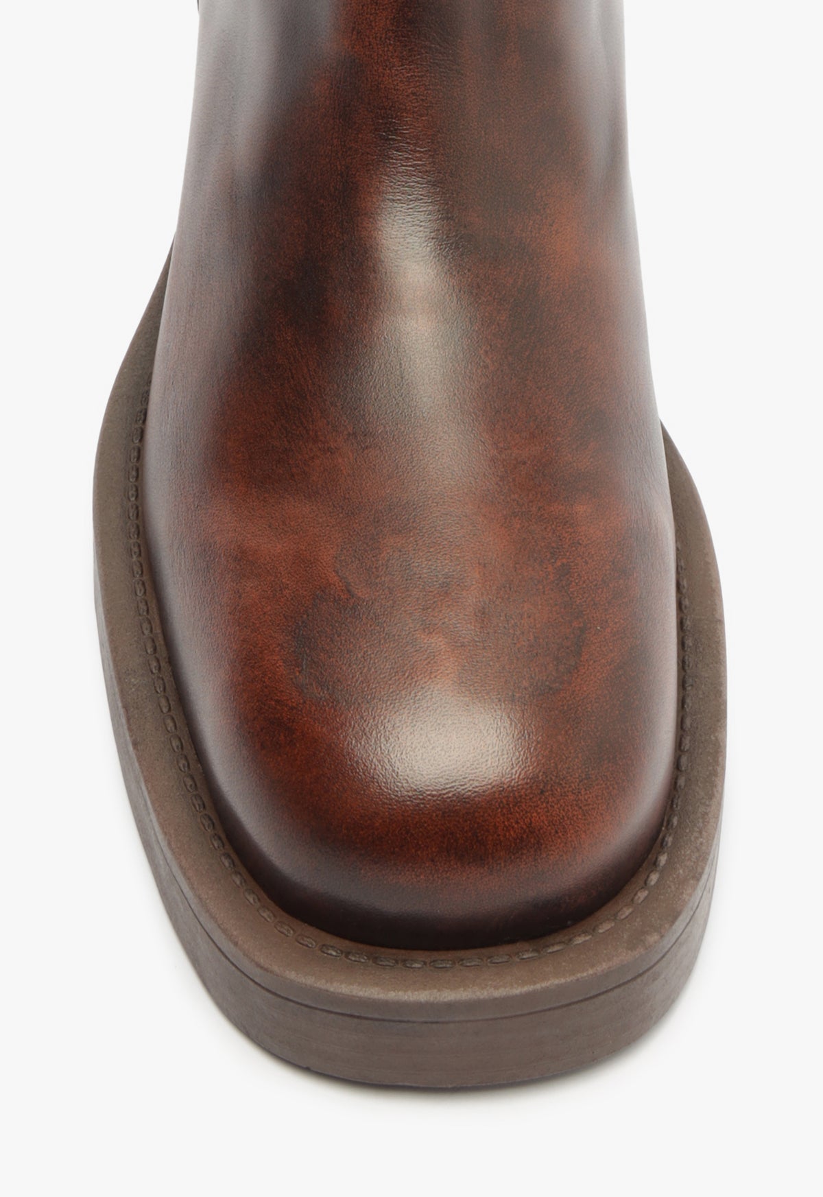 Jamie Leather Boots for Women - Low Heel Ankle Boots F24 S2195600130002 | Stylish & Comfortable for Casual Wear, Office & Date Nights