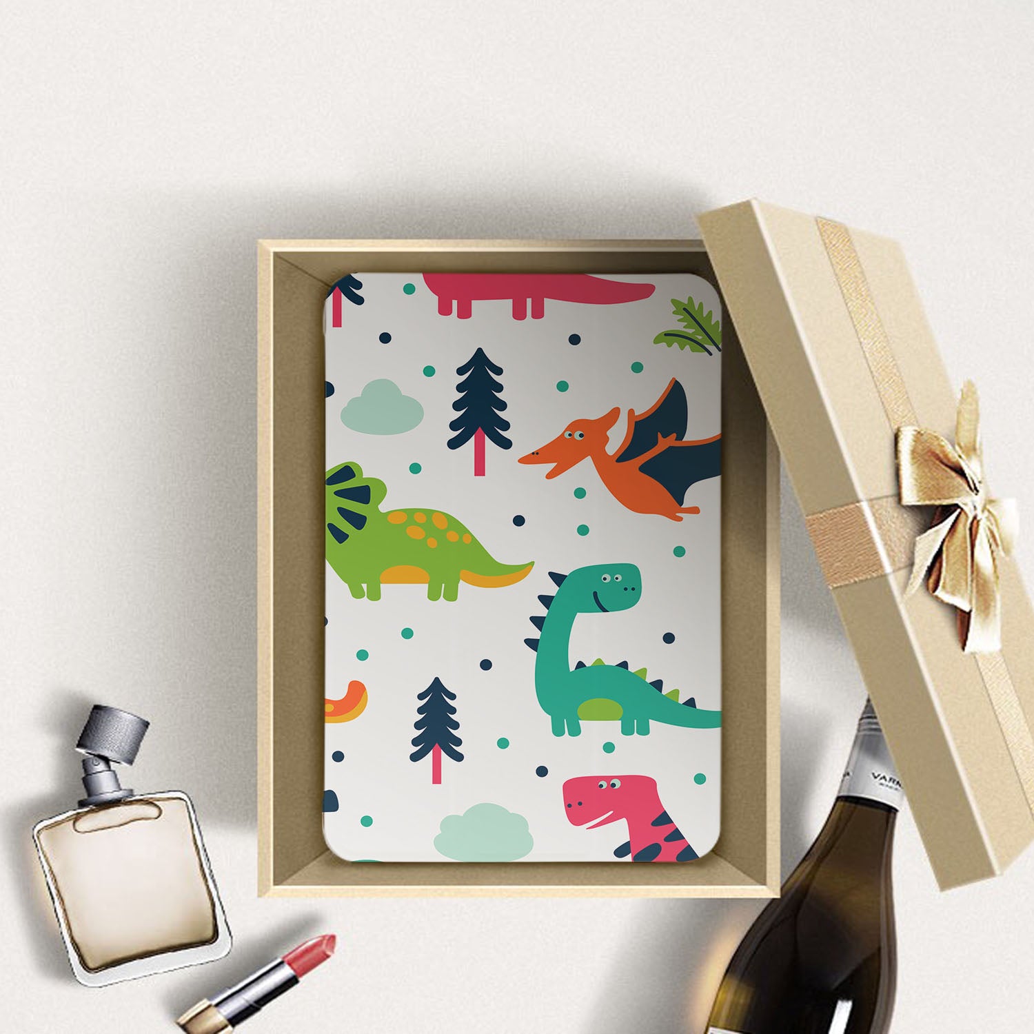 Samsung Tablet Case with Dinosaur Design - Protective Cover for Samsung Galaxy Tabs - Perfect for Kids, School, and Travel Use