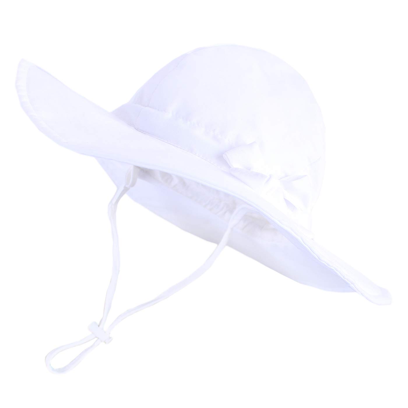 UPF 50+ Baby Sun Hat with Adjustable Strap - Cute Smiley Face Toddler Beach Hat for Boys & Girls - Perfect for Summer Outdoor Activities, Pool Party & Vacation Protection