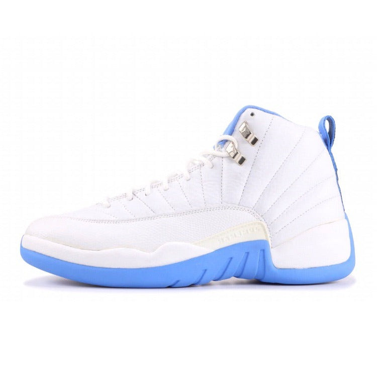 Air Jordan 12 Retro Women's Basketball Shoes - White/University Blue (2004 Release) | Vintage Sneakers for Casual Wear, Street Style & Sneakerhead Collections