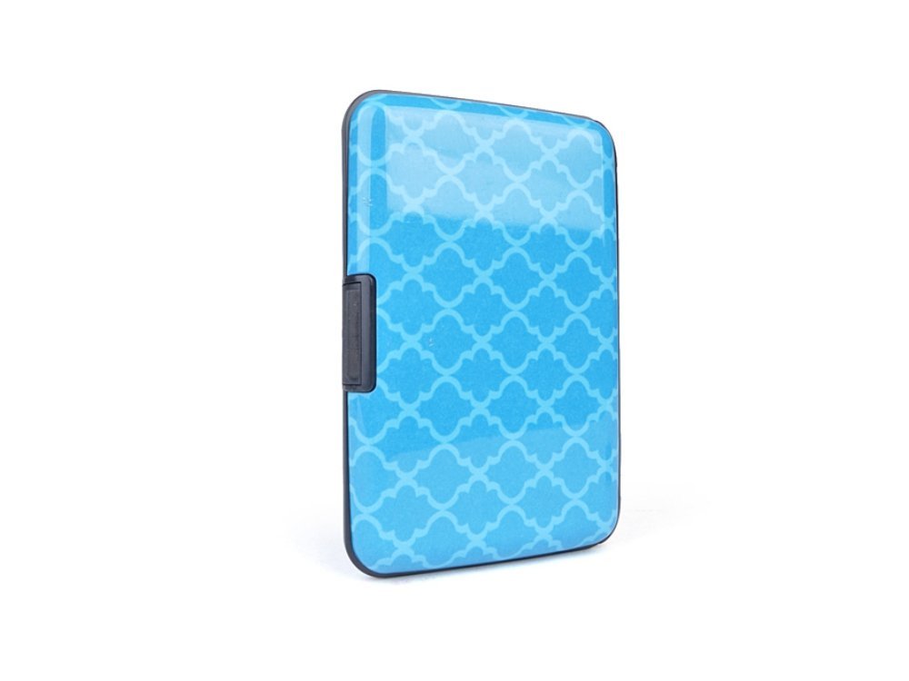 Colorful RFID Blocking Aluminum Wallet - Slim Credit Card Holder for Men & Women - Perfect for Travel, Business & Everyday Use