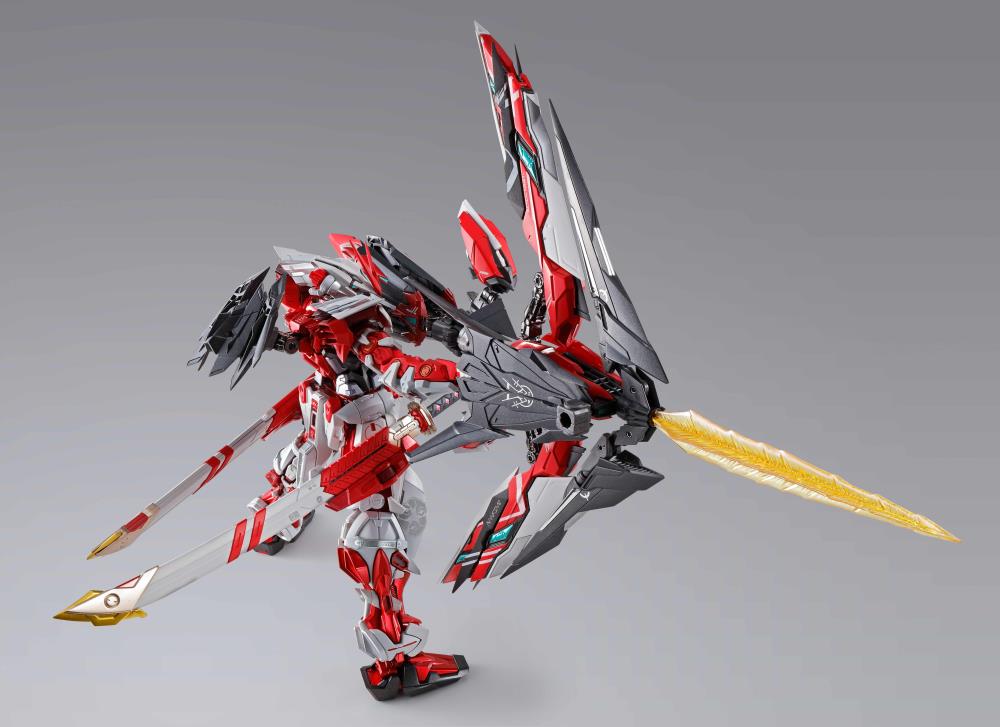 Bandai Metal Build Gundam Seed Vs Astray MBF-P02Kai Red Frame Kai Action Figure - Premium Collectible Model Kit for Anime Fans & Display | Perfect for Gundam Collections, Anime Decor, and Gift Giving