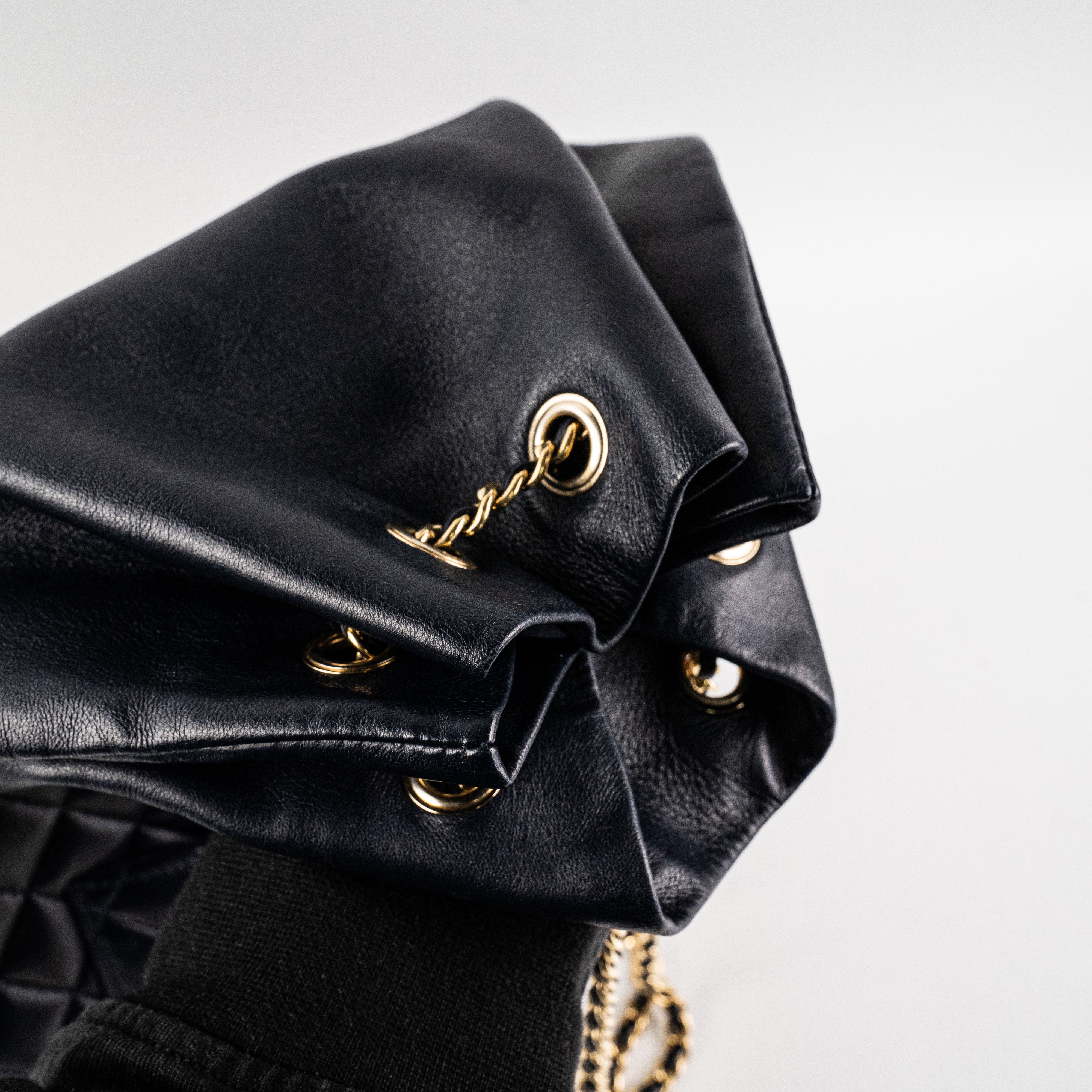 Chanel Navy Blue Lambskin Leather Backpack for Women - Luxury Designer Handbag for Travel, Work & Everyday Use