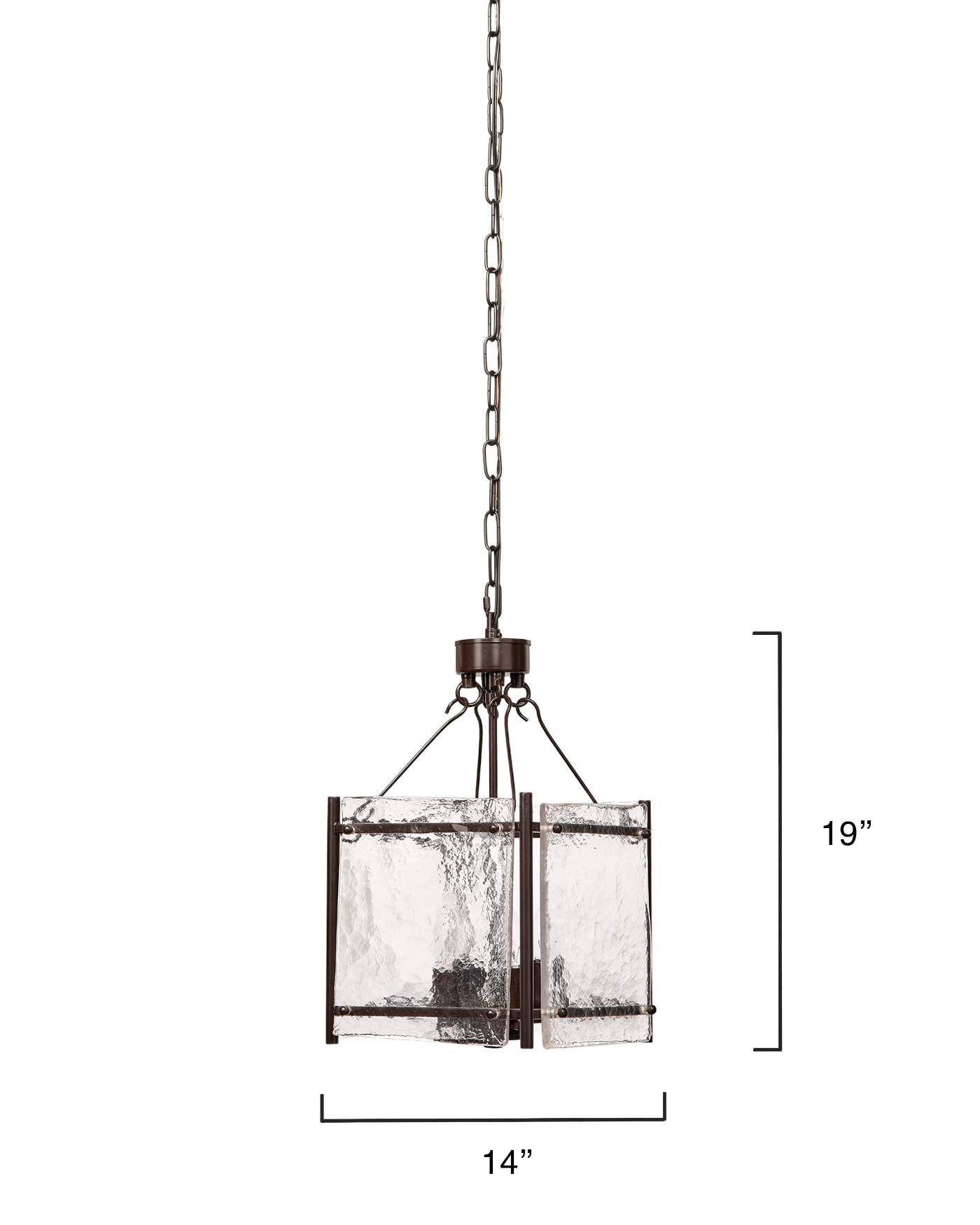 Glenn Square Chandelier - Modern Crystal Ceiling Light Fixture for Dining Room, Living Room & Bedroom | Elegant Home Lighting Decor