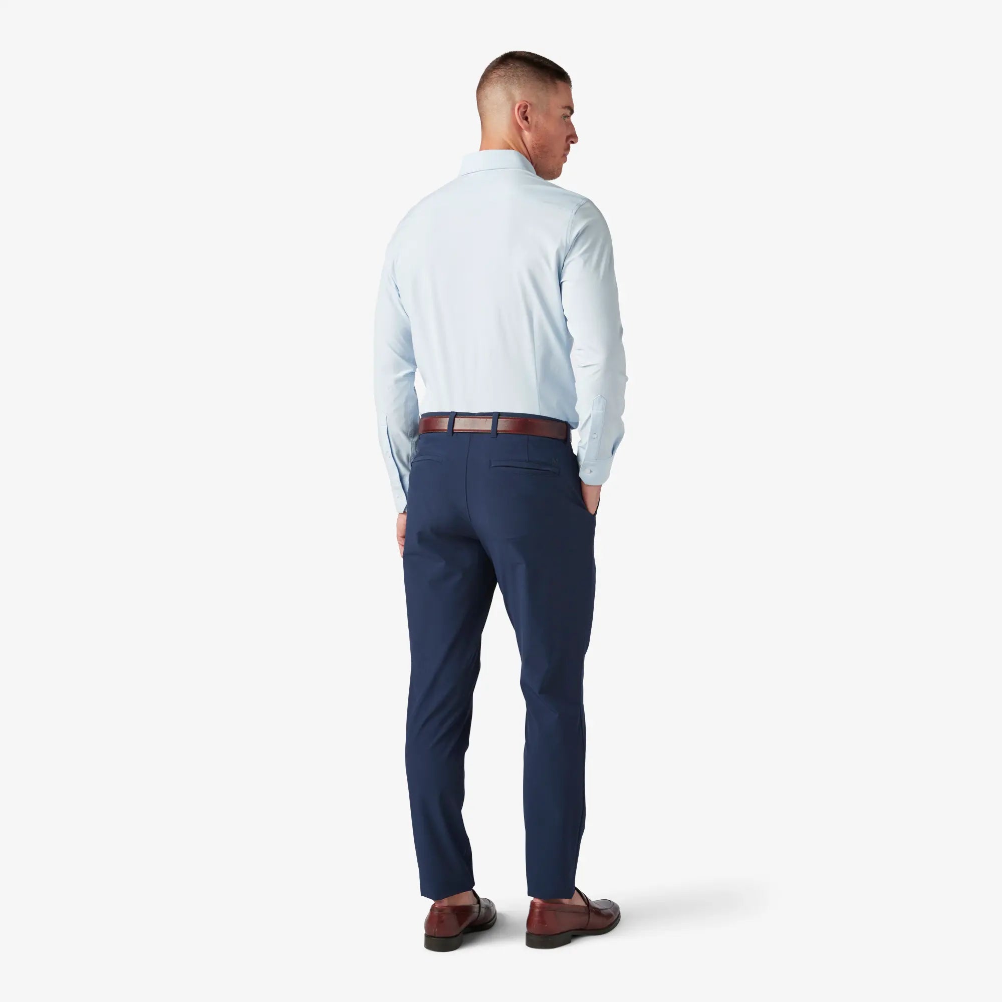 Premium Leeward Men's Dress Shirt - Slim Fit Business Casual Button Down Shirt for Office & Formal Occasions | Wrinkle Resistant & Breathable Fabric for All-Day Comfort