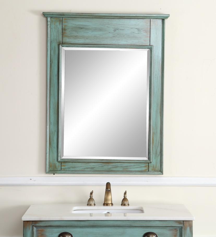 24 Inch Abbeville Wall Mirror MR 28883 - Full-Length Decorative Mirror for Bedroom, Bathroom & Entryway