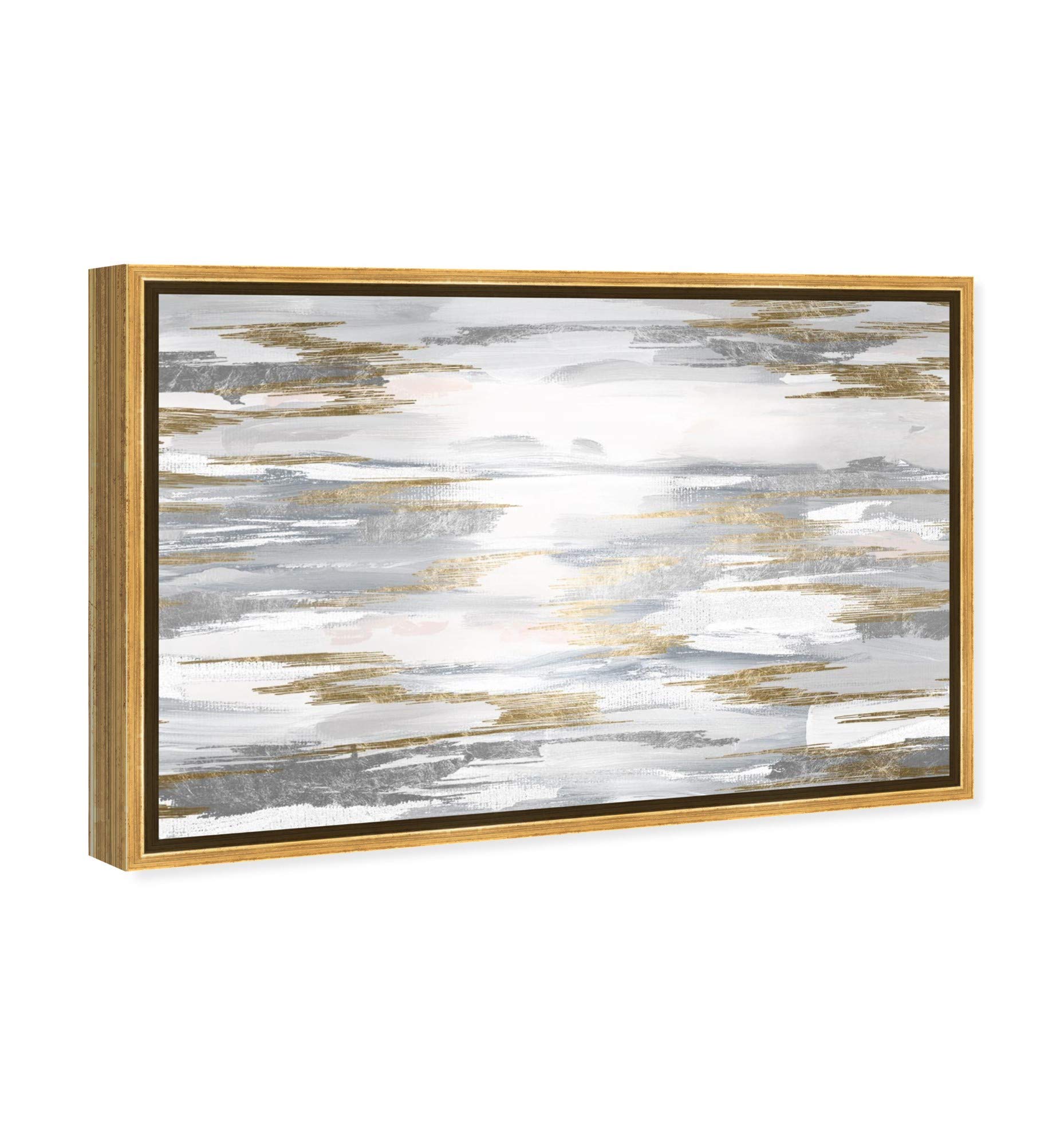 Abstract Framed Wall Art Canvas Print 'Amanecer' Painting - Modern Home Decor for Living Room, Bedroom & Office