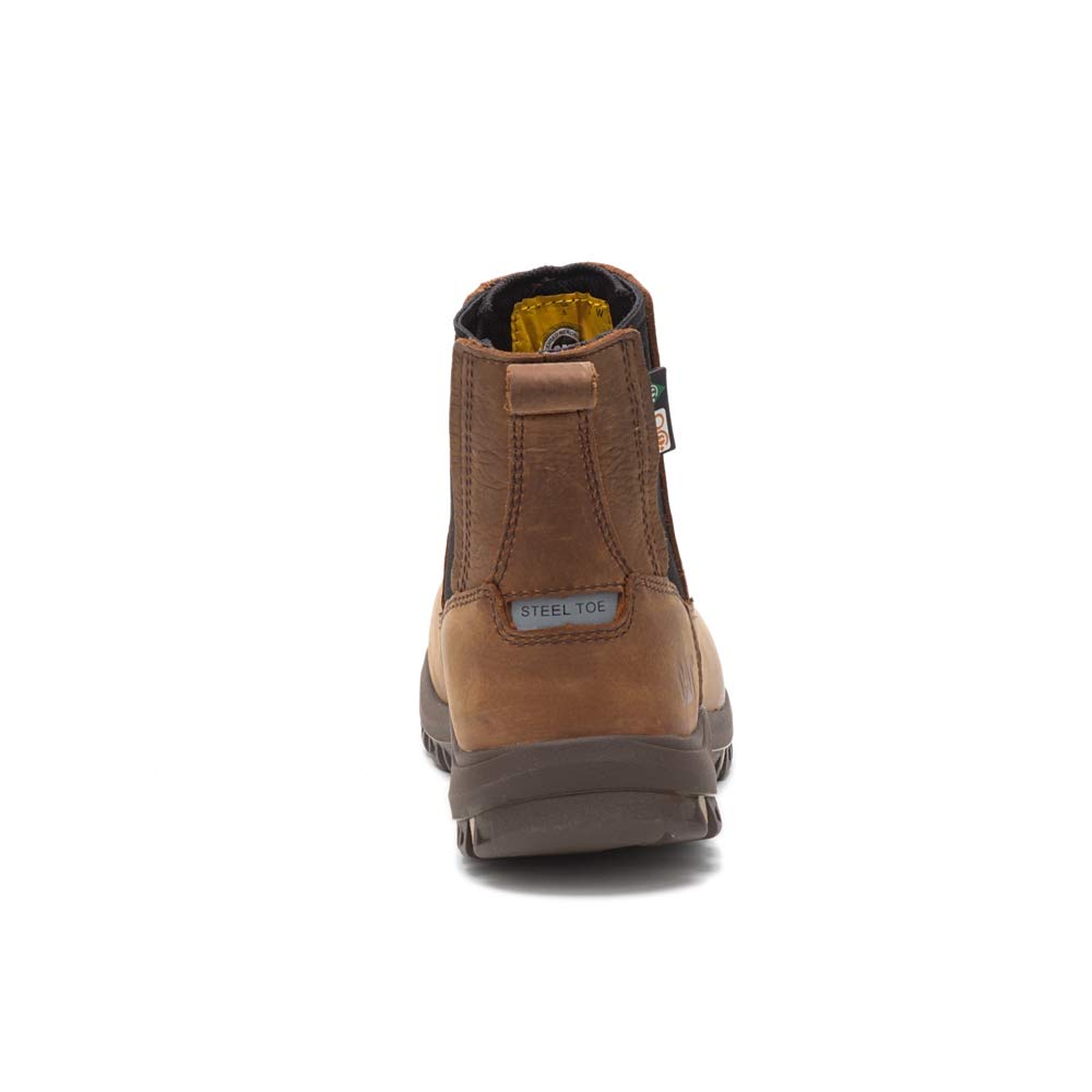 Caterpillar Women's Abbey ST CSA Safety Work Boots - Steel Toe, Slip Resistant, Electrical Hazard Protection - Ideal for Construction, Warehouse & Industrial Work