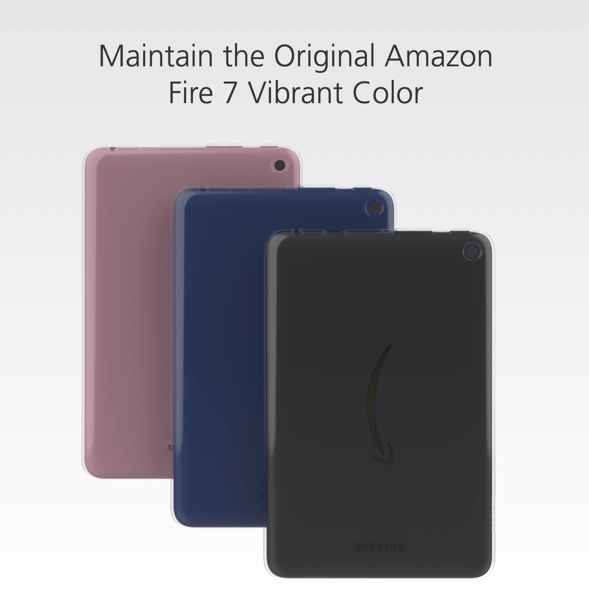 Fire 7 Tablet Case 2022 with Screen Protector - Blue for Home & Travel Use