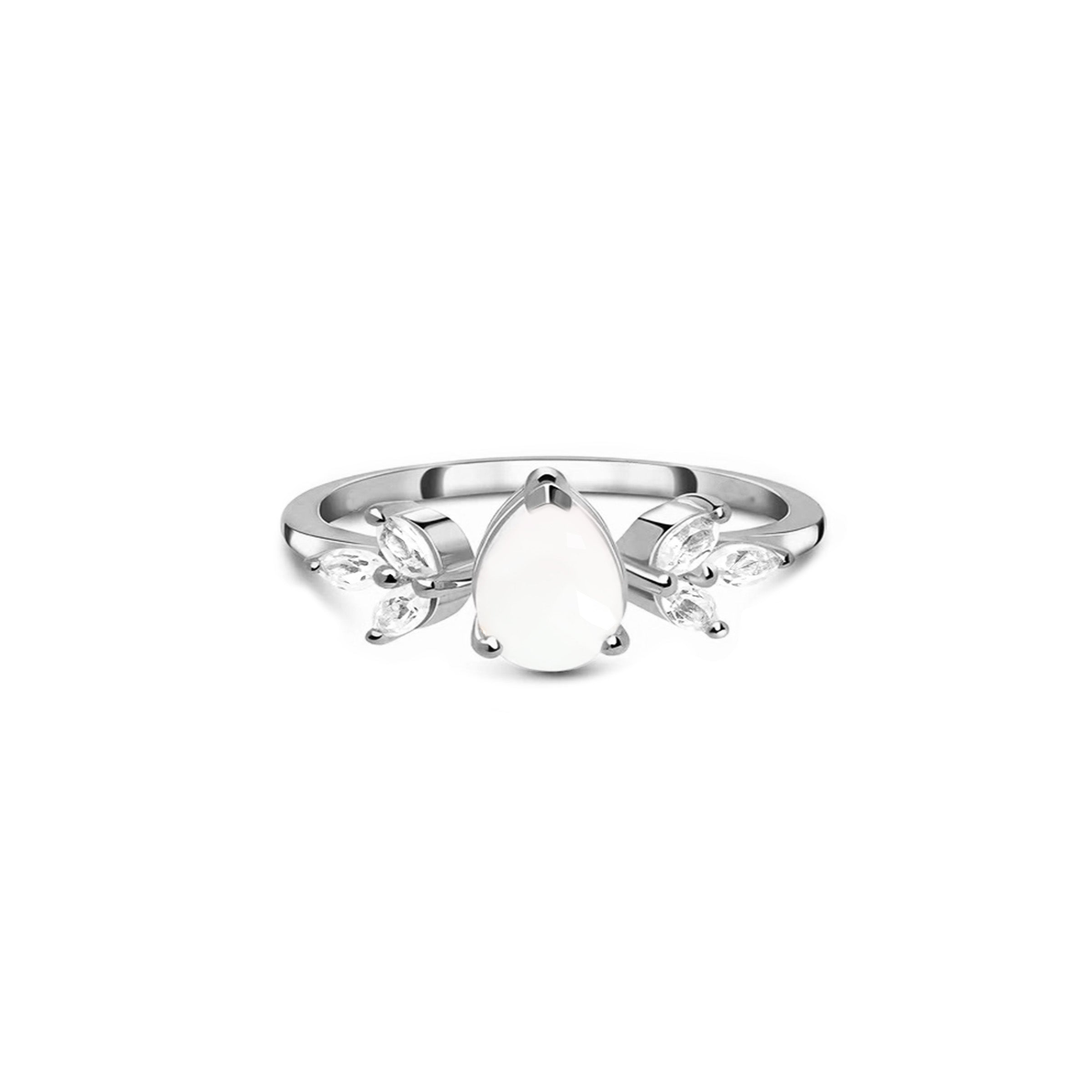 Sterling Silver Teardrop Breastmilk Keepsake Ring DIY Kit - Handmade Memorial Jewelry for Moms, Perfect for Baby Shower Gifts & Cherishing Precious Memories