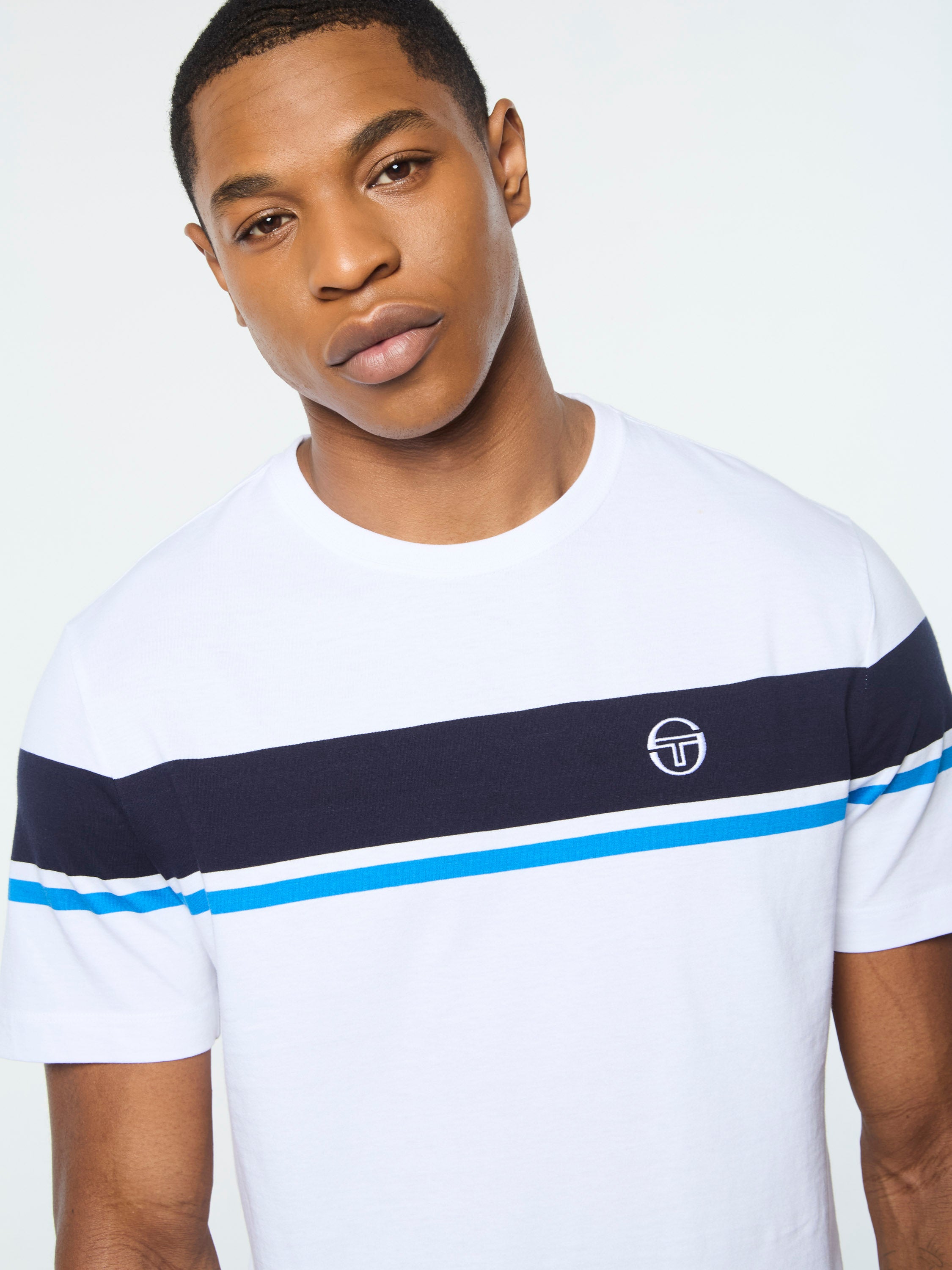 Damarindo French Blue T-Shirt for Men - Soft Cotton Casual Tee for Everyday Wear, Work, and Travel