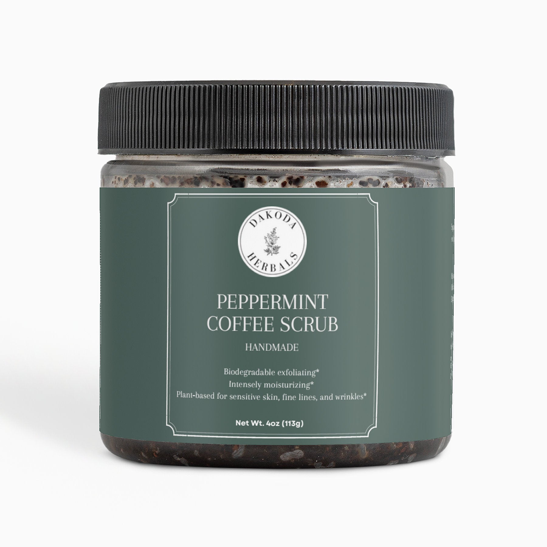 Peppermint Coffee Scrub - Exfoliating Body Scrub with Natural Ingredients for Smooth Skin | Perfect for Spa Day & Self-Care Routine