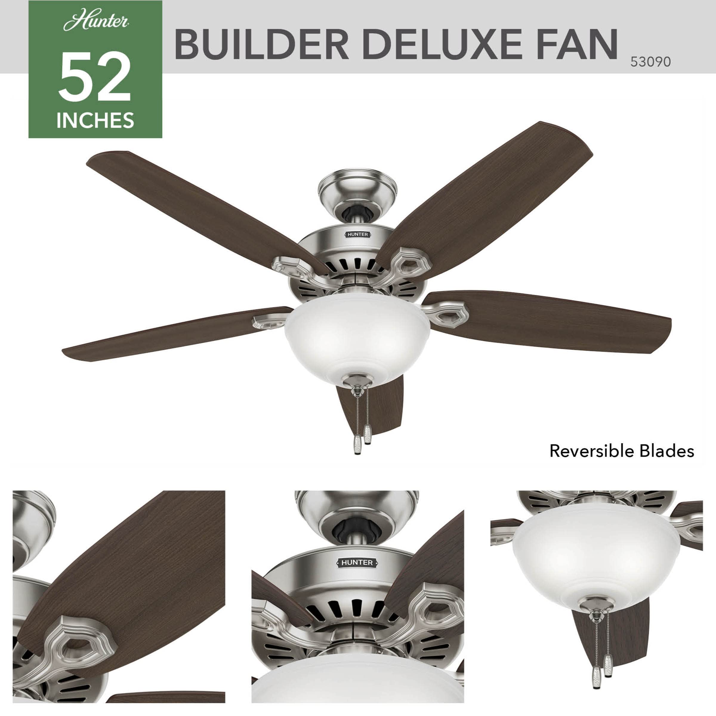 Hunter Fan Company 53090 Builder Deluxe 52