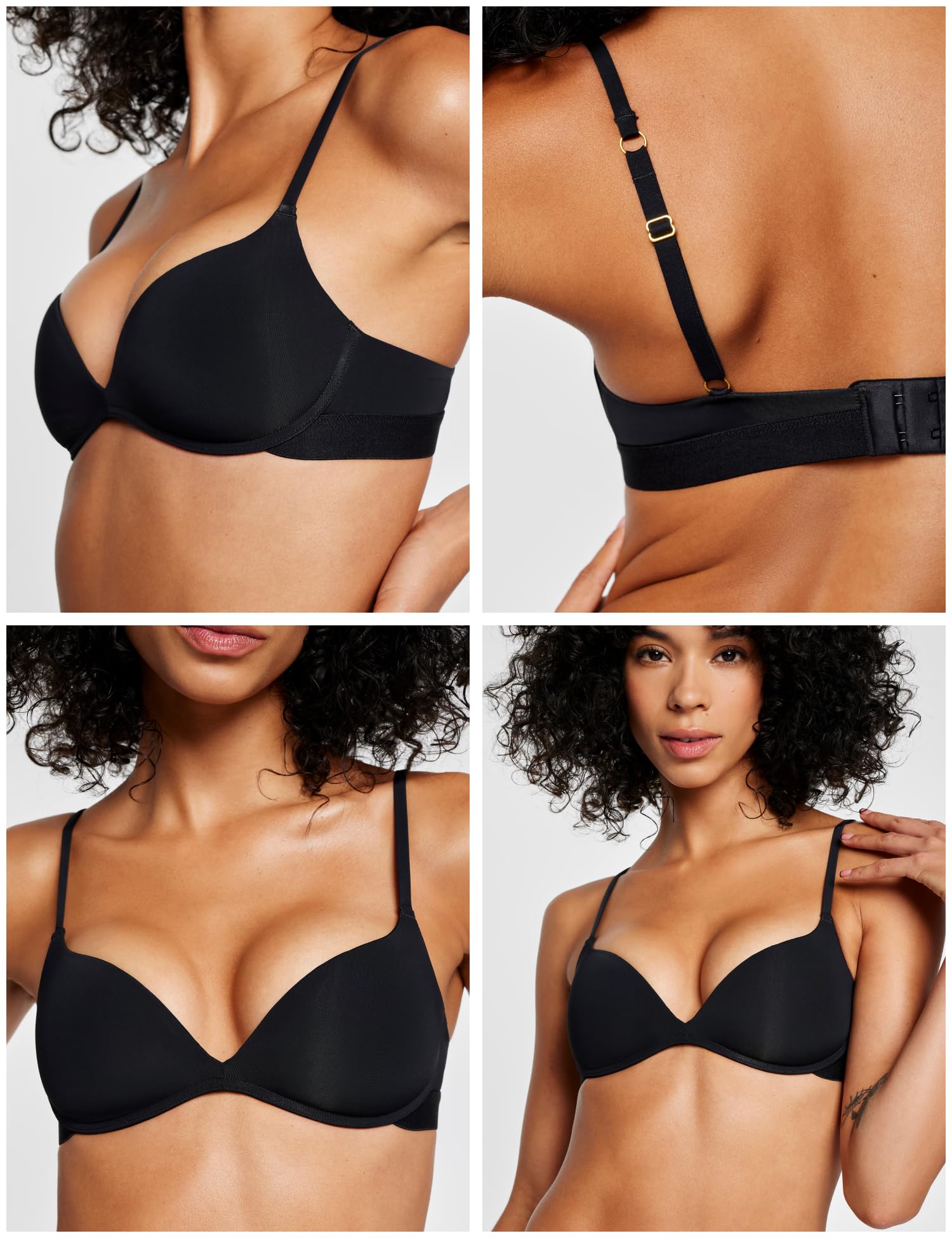 Pepper Wireless Bra - Zero-G Wirefree Lift-Up Bra for Small Chest, Gravity-Defying Push-Up Bra (30A-40AA) | Comfortable All-Day Wear for Work, Yoga & Lounge