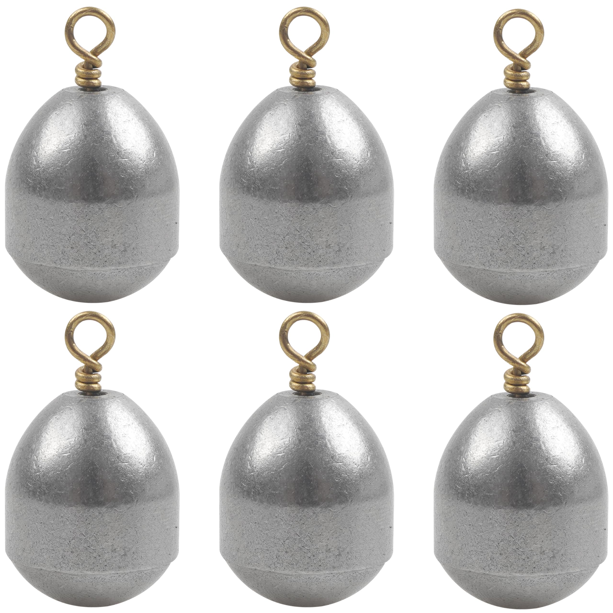 15/25pcs Bass Fishing Weights Sinkers - Steel Drop Shot Sinkers with Ring (1/8oz-1oz) for Saltwater & Freshwater Fishing - Perfect for Casting, Bottom Fishing & Drop Shot Techniques