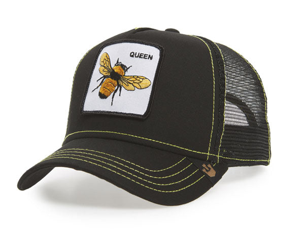 Goorin 'Queen Bee' Black Trucker Style Baseball Cap - Stylish & Comfortable Hat for Women, Outdoor Activities & Casual Wear