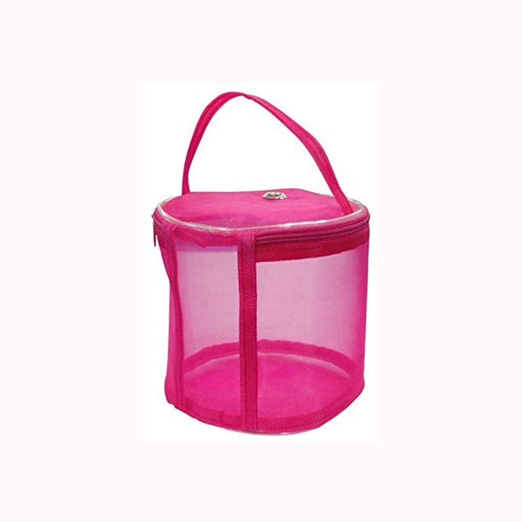 WSZJJ Yarn Storage Basket - Large Crochet Yarn Organizer Bag with Handles, Knitting Wool Backpack for Needles & Sweater Projects | Perfect for Crafters, Knitters & Crochet Lovers at Home or On-The-Go
