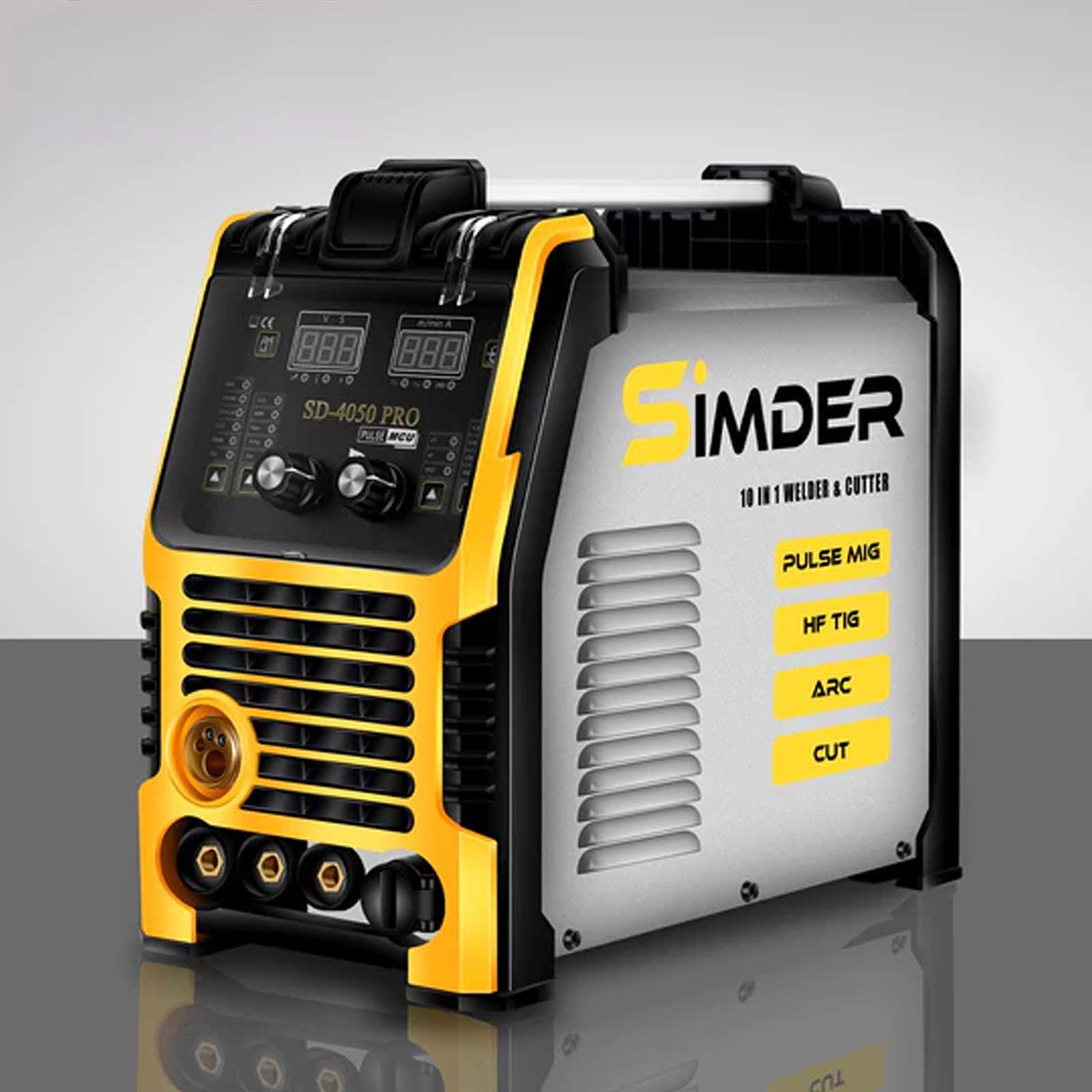 SSimder SD 4050 PRO 10-in-1 Aluminum Welder & Cutter Kit - Professional Portable Welding Machine for DIY, Home Repair & Metal Fabrication - Perfect for Automotive, HVAC & Construction Projects