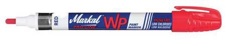 Red Paint Marker with 1/8 Inch Fine Tip - Permanent Oil-Based Paint Pen for DIY Crafts, Wood, Metal, Glass & Canvas - Ideal for Artists, Sign Making & Home Decor Projects