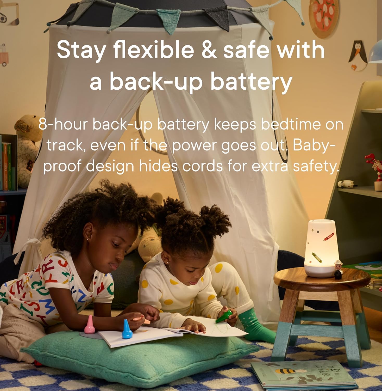 Hatch Rest+ 2nd Gen Baby & Kids Sound Machine with Night Light, Alarm Clock, Sleep Trainer, White Noise & Bedtime Stories - Portable with Backup Battery & Charging Base - Perfect for Nursery, Bedroom & Travel