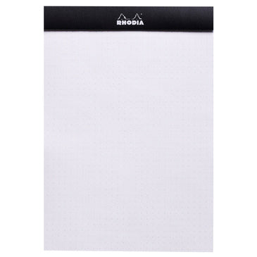 Rhodia No16 A5 Dot Grid Notebook - Premium Black Notepad for Journaling, Sketching & Note Taking - Perfect for Students, Artists & Office Use