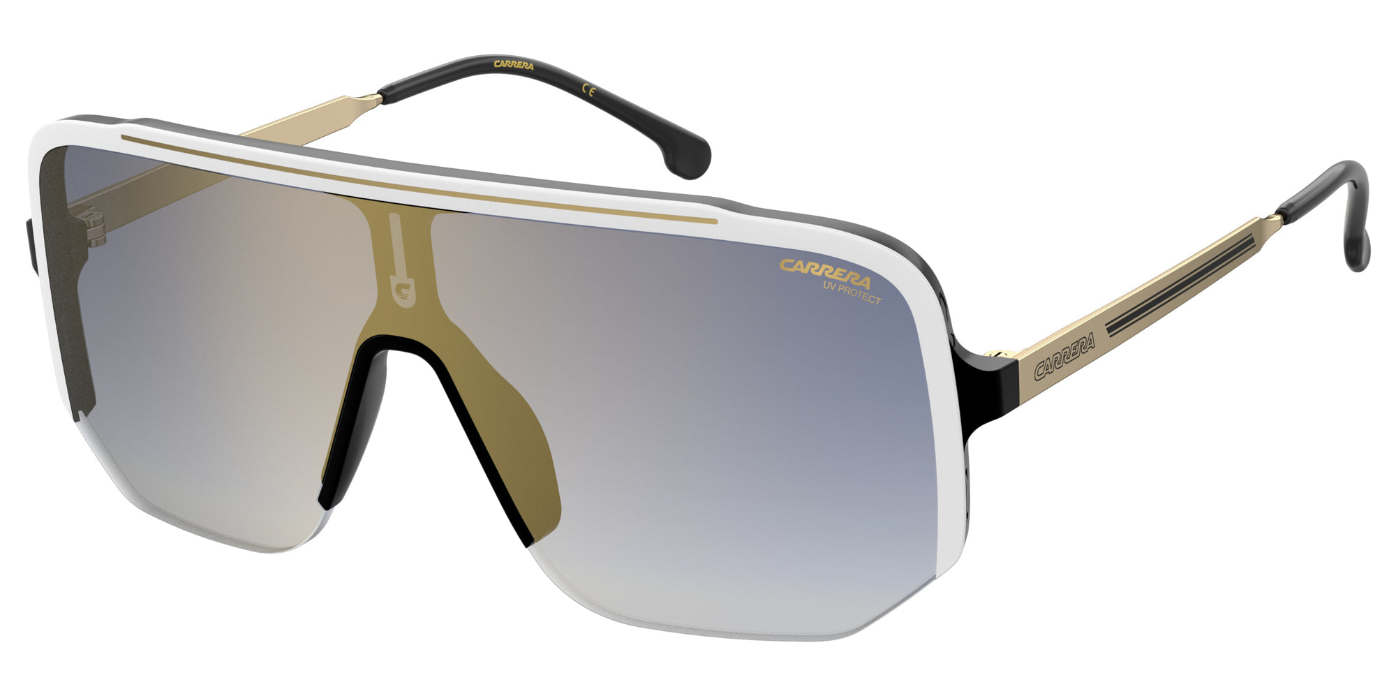 Carrera 1060 S Sunglasses - Polarized UV Protection Sports Sunglasses for Men & Women - Perfect for Running, Cycling, and Outdoor Activities