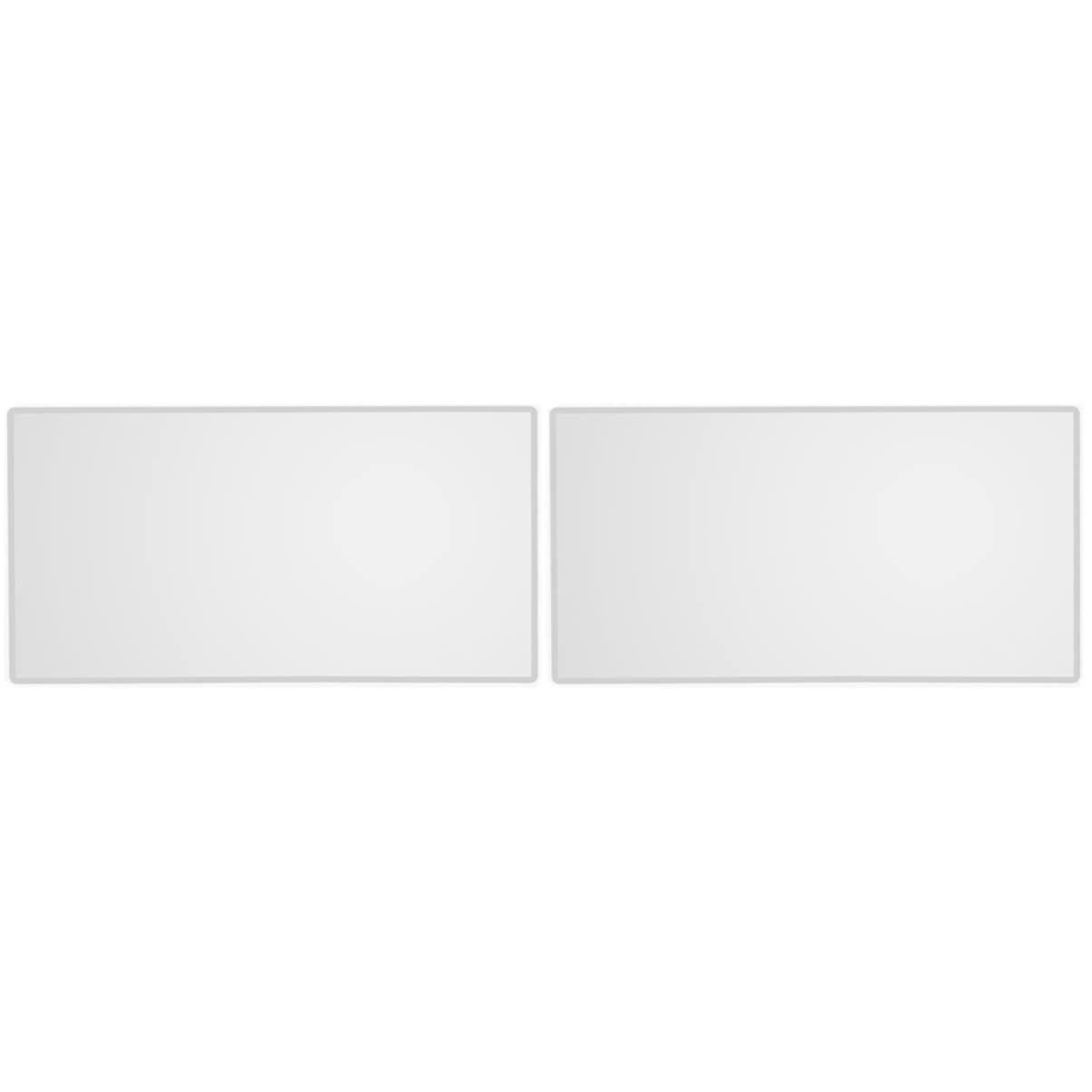 FAVOMOTO 2 Pack Car Visor Vanity Mirror - Stainless Steel Portable Rear View Mirror for Baby & Backseat, Universal Fit for Cars, Trucks, SUVs - Perfect for Parenting, Safety & Convenience While Driving